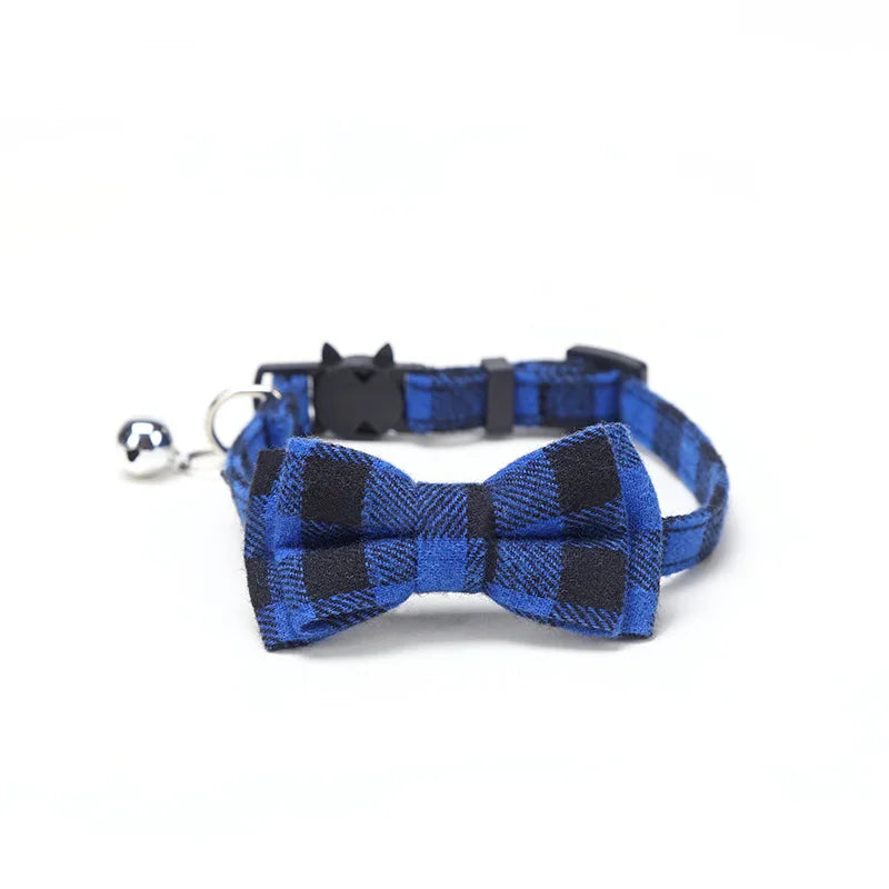 Breakaway Cat Collar Bow Tie and Bell