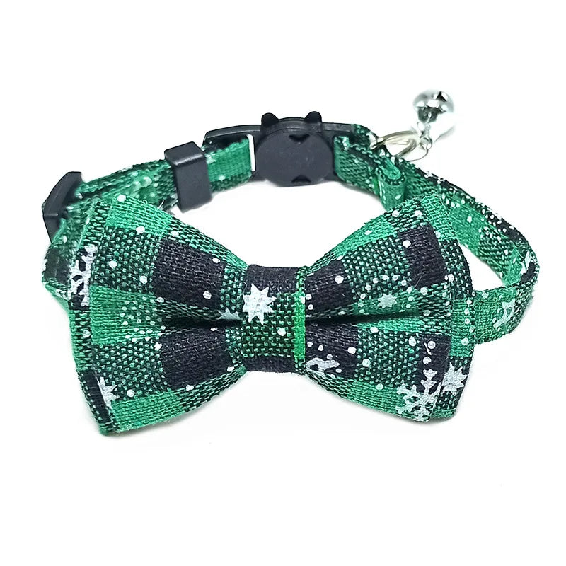 Breakaway Cat Collar Bow Tie and Bell