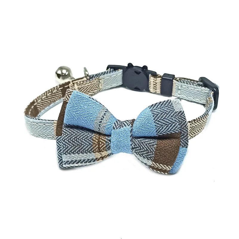 Breakaway Cat Collar Bow Tie and Bell