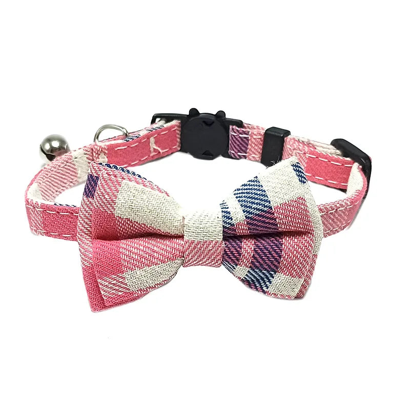 Breakaway Cat Collar Bow Tie and Bell