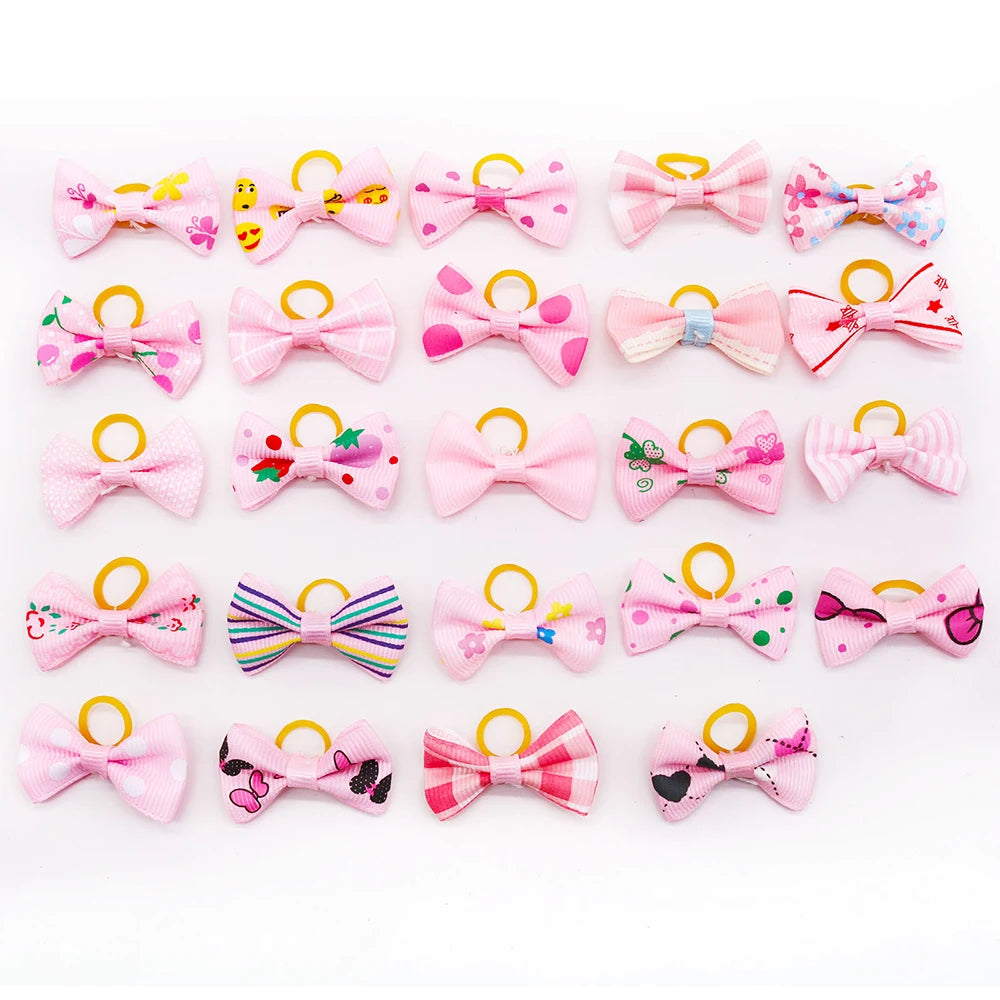 30PCS Pet Bows