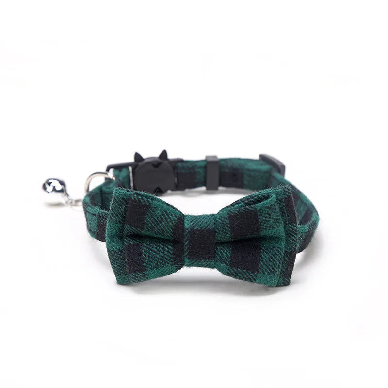 Breakaway Cat Collar Bow Tie and Bell