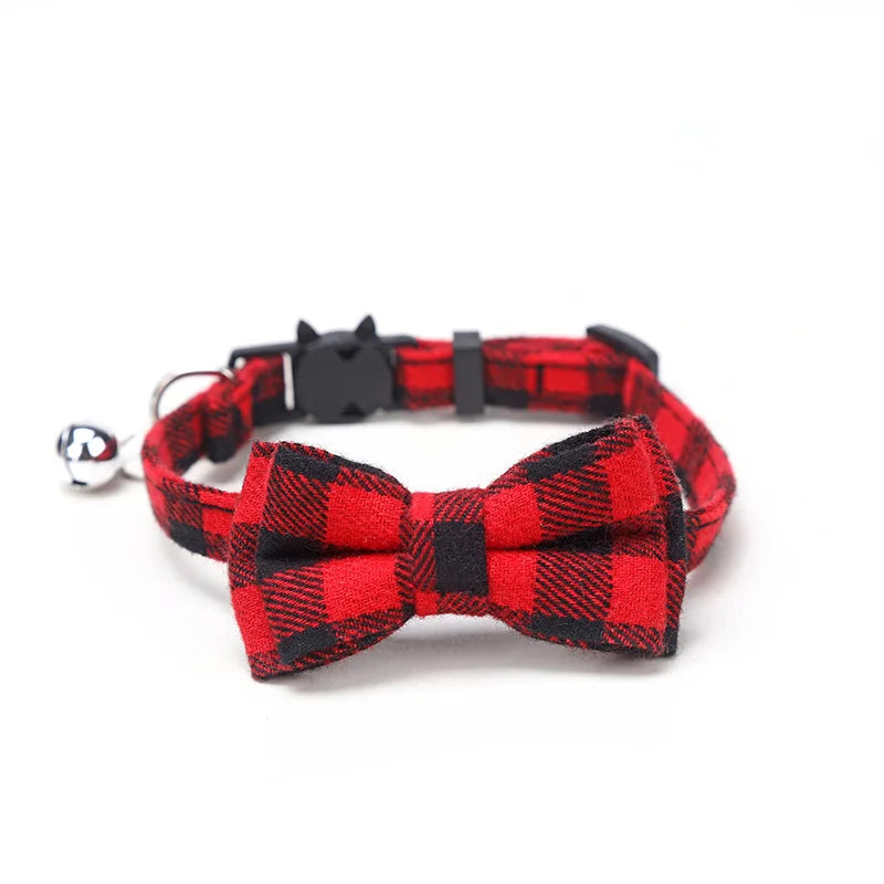 Breakaway Cat Collar Bow Tie and Bell