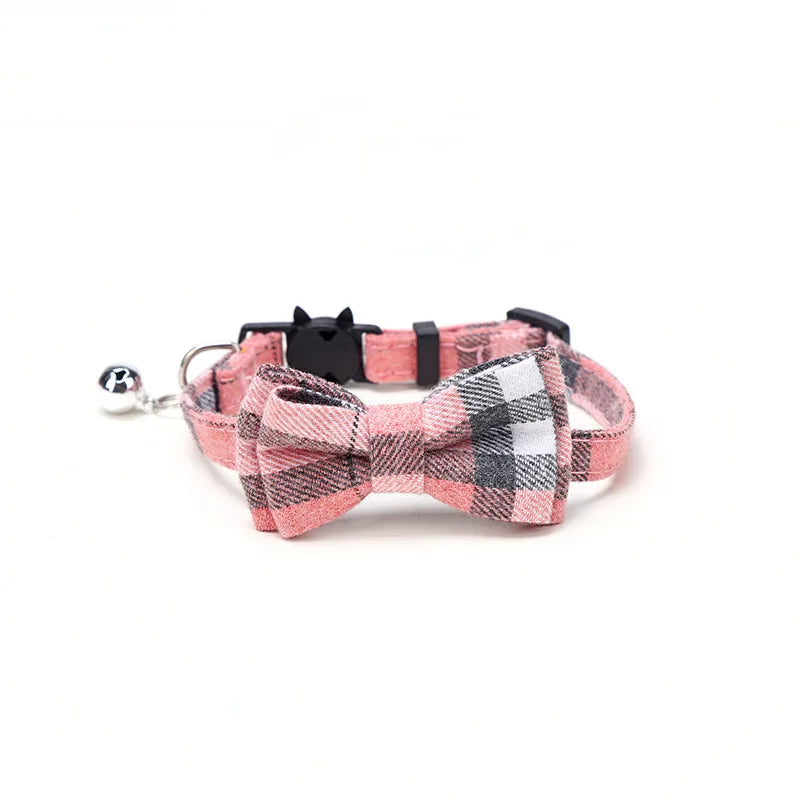 Breakaway Cat Collar Bow Tie and Bell