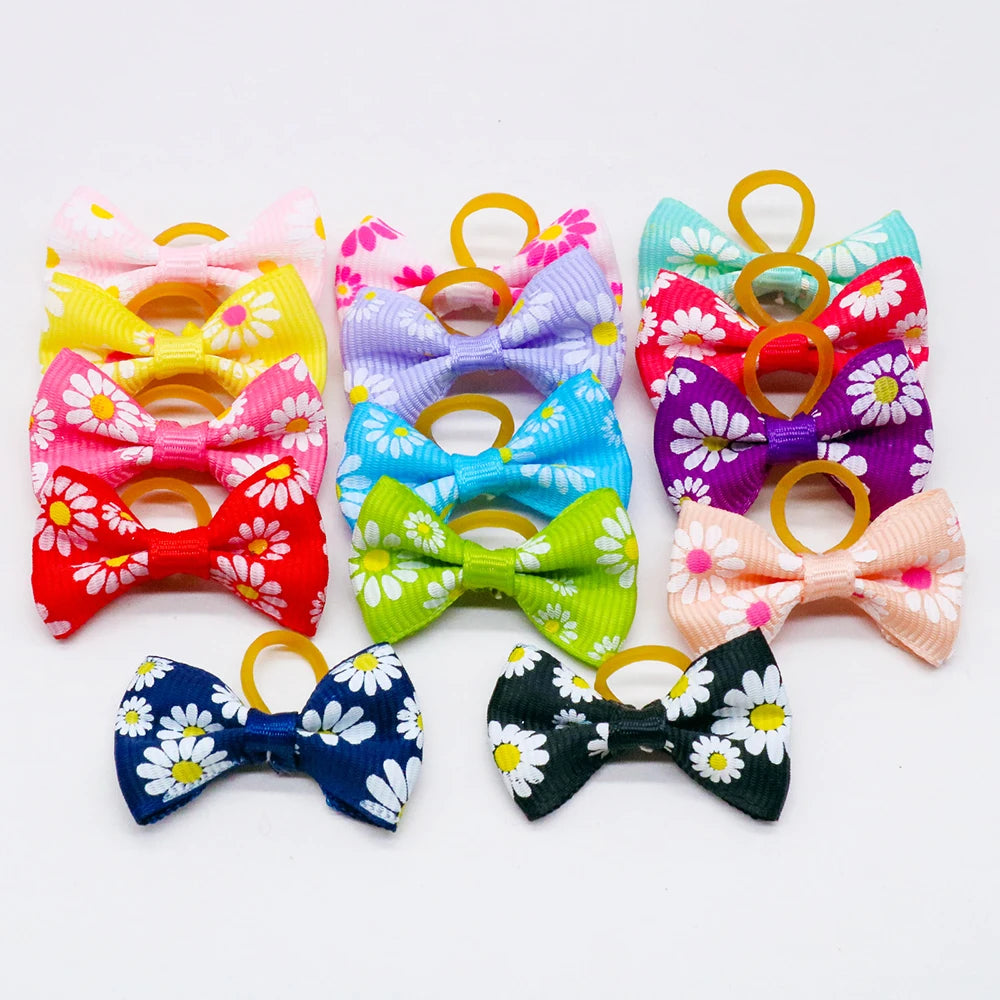 30PCS Pet Bows