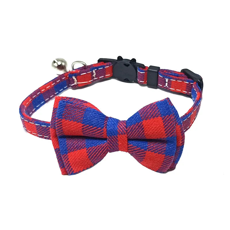 Breakaway Cat Collar Bow Tie and Bell