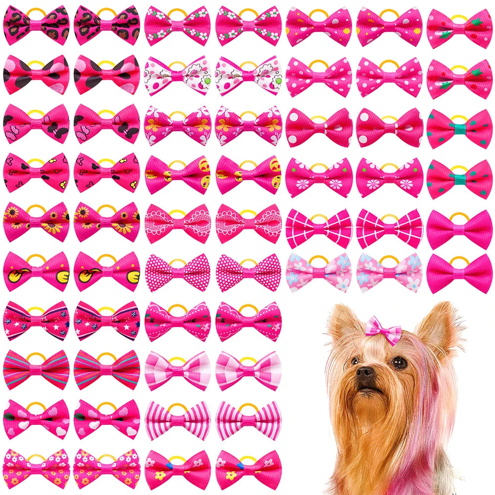 30PCS Pet Bows