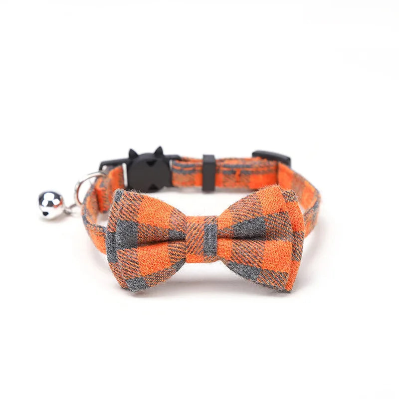 Breakaway Cat Collar Bow Tie and Bell