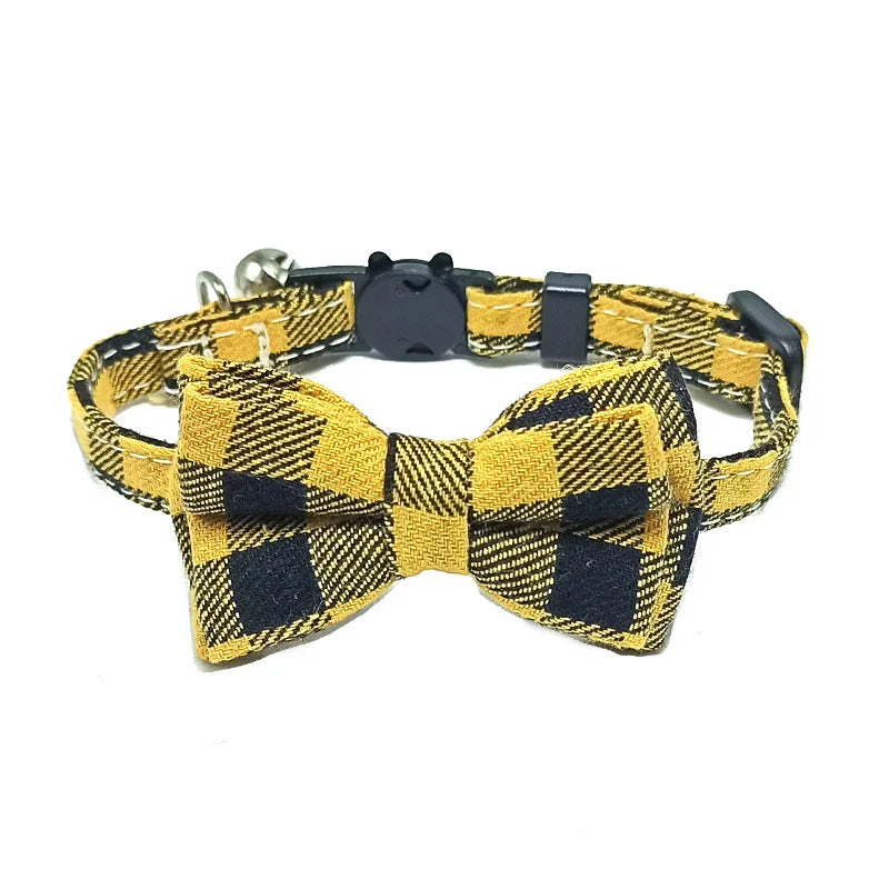 Breakaway Cat Collar Bow Tie and Bell