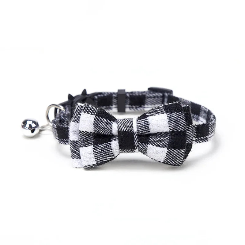 Breakaway Cat Collar Bow Tie and Bell