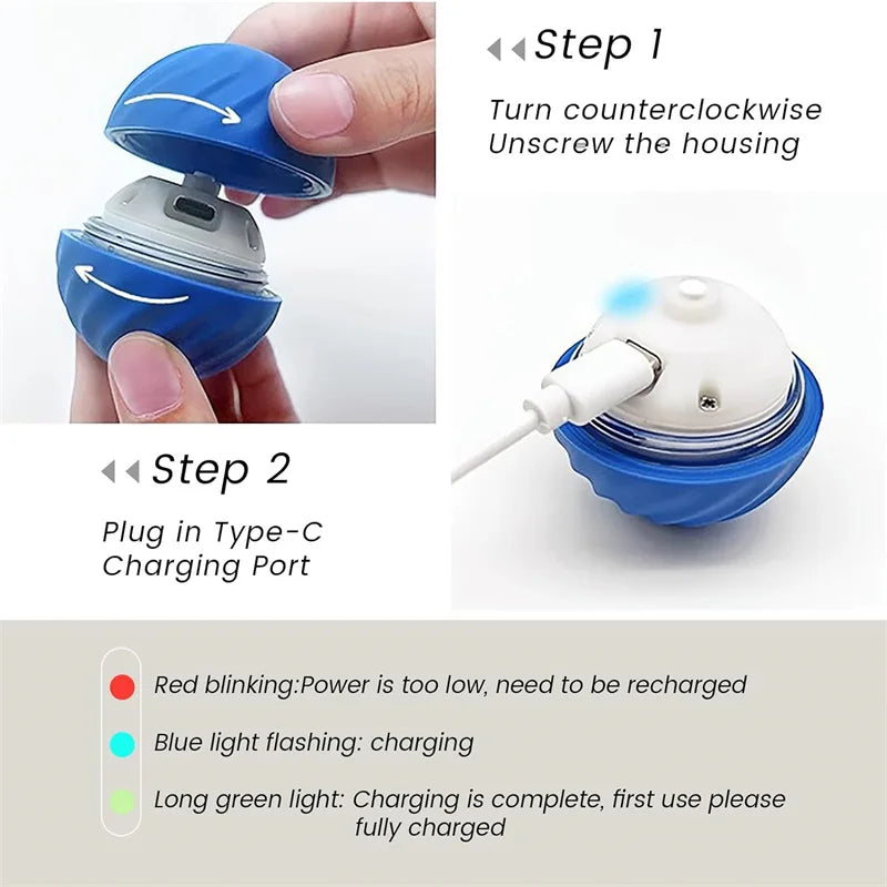 Electronic Interactive Pet  Moving Ball